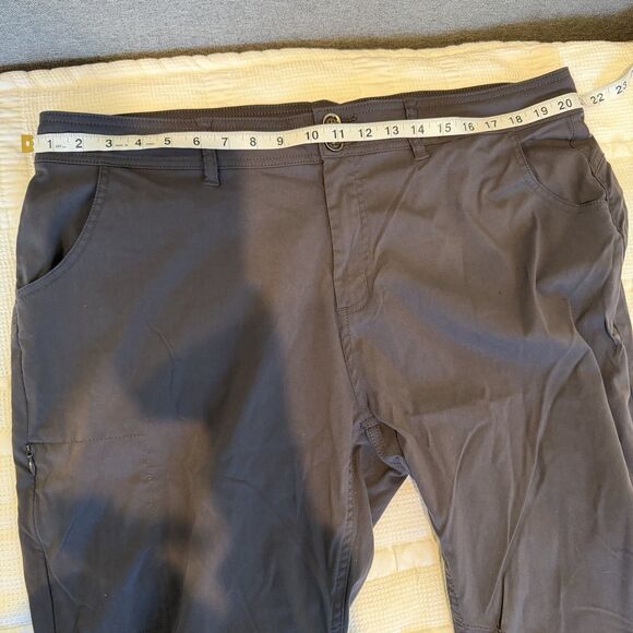Prana Pants Womens 18W Gray Halle Convertible Roll Up Gorpcore Hiking Outdoor - Picture 15 of 16
